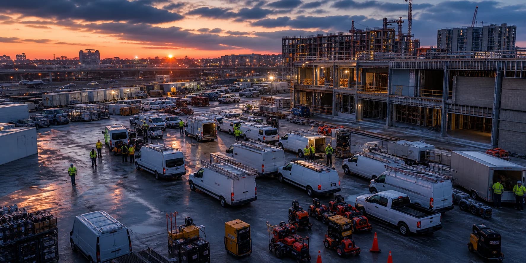 RestoreFast crews, equipment, and projects operating as one coordinated network